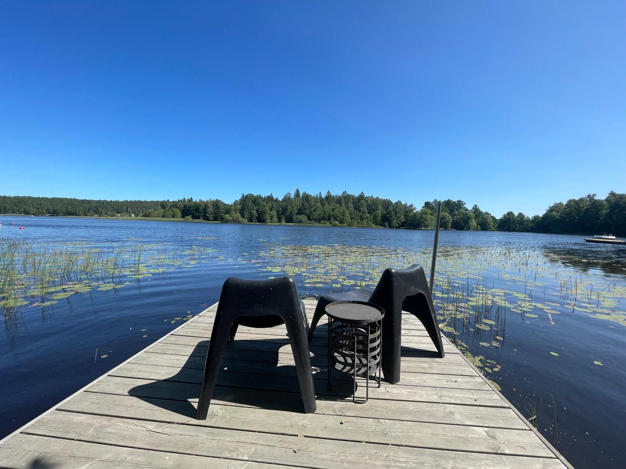 Humlegarden Lake Cottage, Хорн Экстерьер фото
